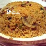 mantarli bulgur pilavi tarifi