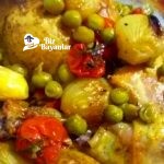 firinda bezelyeli zerdecalli tavuk