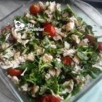 tavuklu yeşil salata tarifi