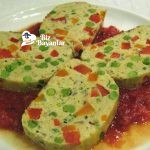 sebzeli rulo tavuk koftesi