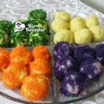 renkli patates toplari